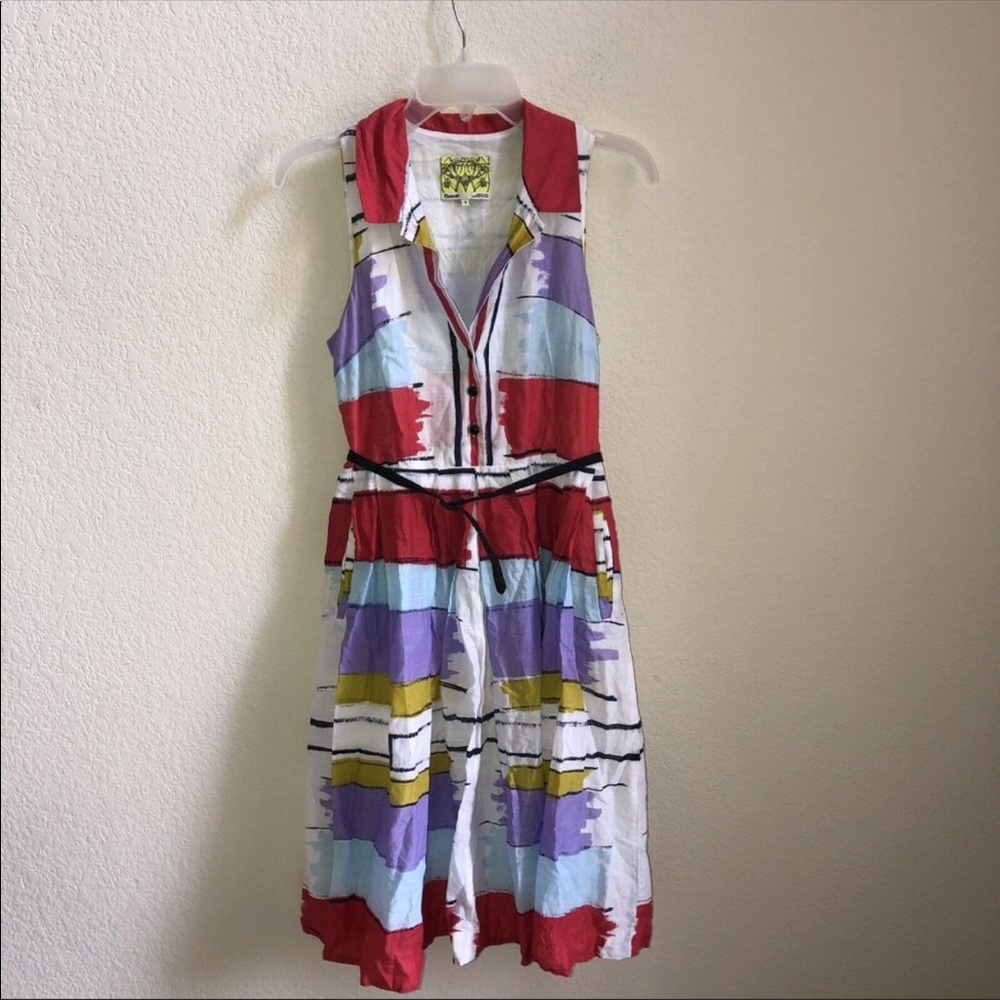 Anthropologie Floreat Womens tea Dress sz 2